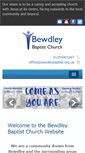 Mobile Screenshot of bewdleybaptist.org.uk